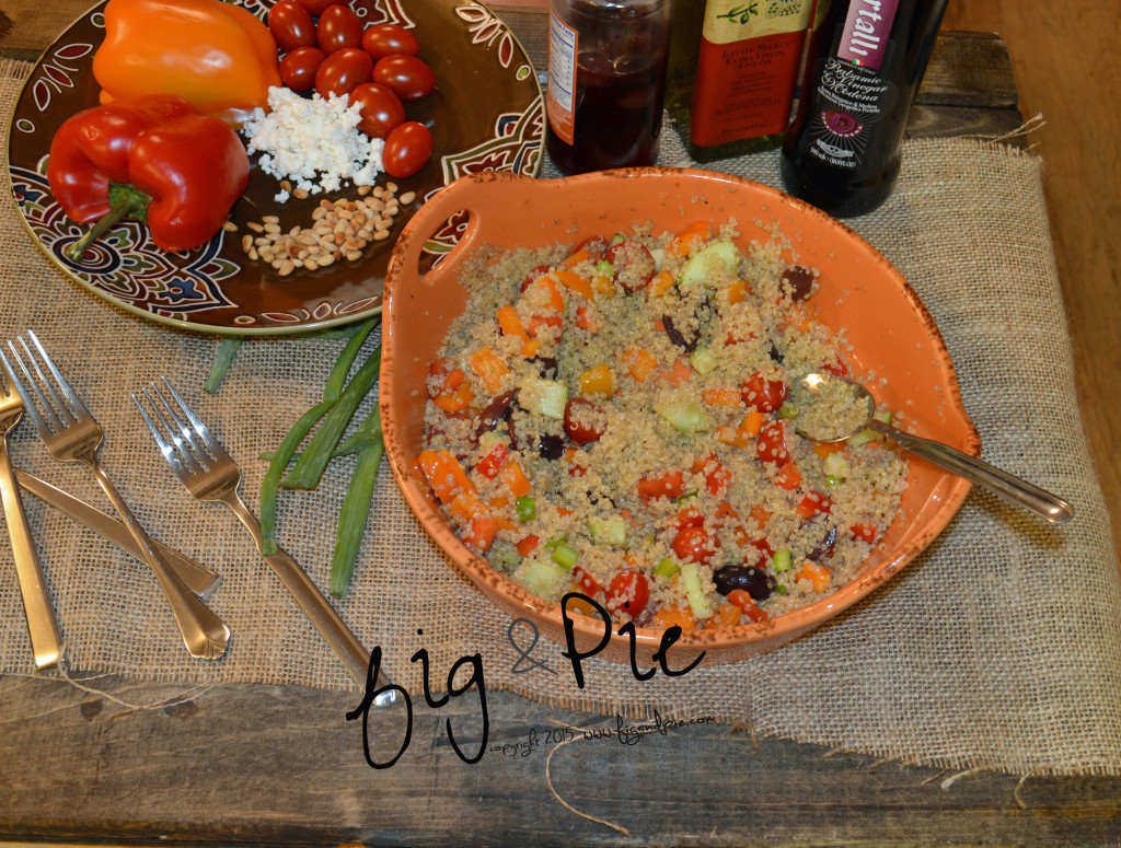 Quinoa Salad with Tomatoes, Feta, Bell Pepper & Pine Nuts  (22) wm